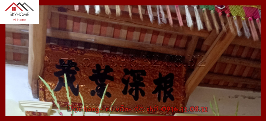 Hoành phi thờ chữ 